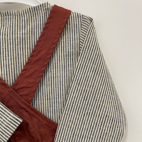 Salopette con camicia Il Corredino