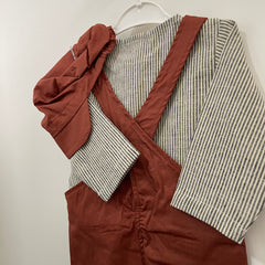 Salopette con camicia Il Corredino