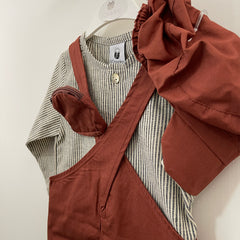 Salopette con camicia Il Corredino
