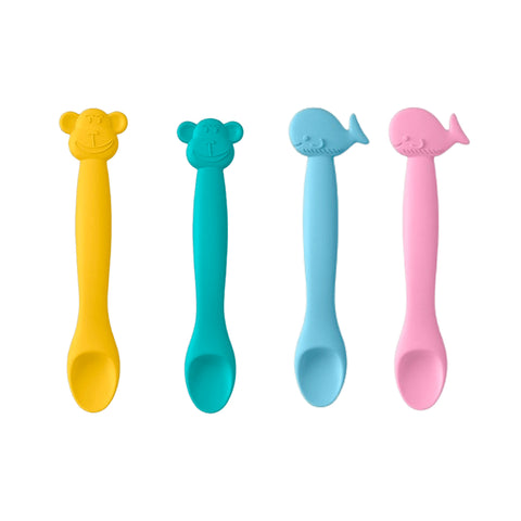Cucchiaini Animaletti In Silicone Suavinex 1PZ