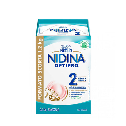Nestlé nidina optipro 2 - in polvere – 1.2 kg (2x600g)