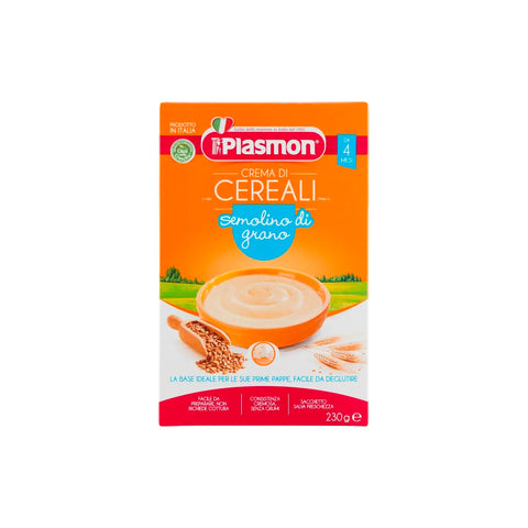 Plasmon Crema Di Cereali Semolino Di Grano 230g 4 Mesi+