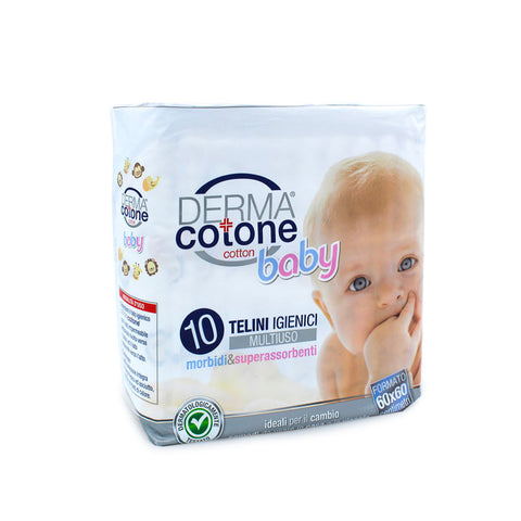 TELINI IGIENICI MULTIUSO DERMA COTONE 10X