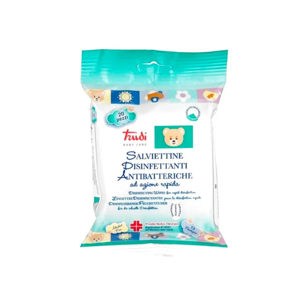rudi Baby Care Salviettine Disinfettanti Antibatteriche 20 Pezzi
