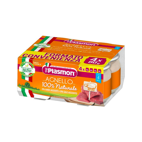 PLASMON OMOGENEIZZATO AGNELLO 4 X 80 G