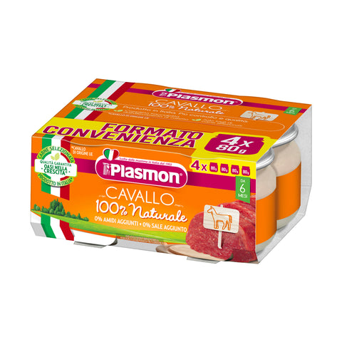 Plasmon Omogeneizzato Cavallo 4 X 80 G