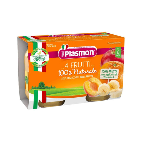 PLASMON OMOG 4 FRUTTI 6X104G