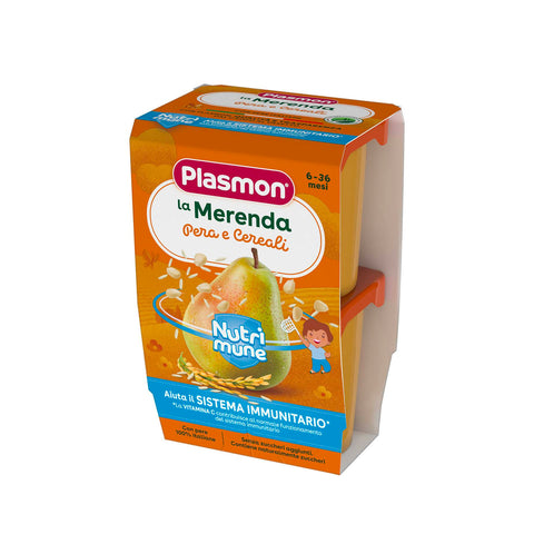 PLASMON MERDENDA PERA E CEREALI 2X120