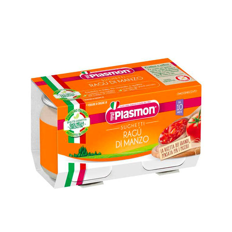 SUGHETTO PLASMON RAGÙ DI MANZO 2X80gr