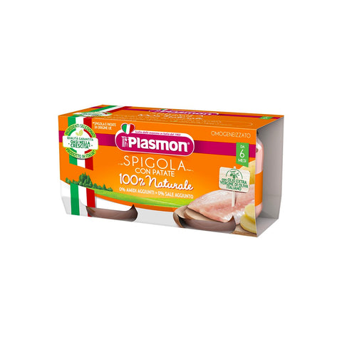 PLASMON Spigola Con Patate 2x80gr
