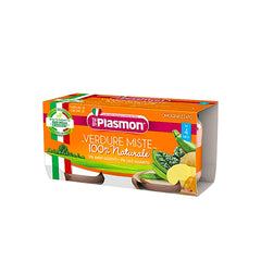 PLASMON OMOGENEIZZATO VERDURE MISTE 2X80gr