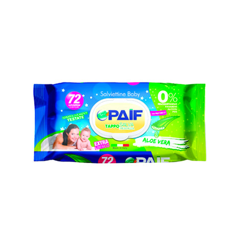 SALVIETTINE PAIF ALOE VERA X72